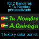 Kit 2 Pegatinas Vinilo  Bandera España Andalucia Y Texto Personalizado
