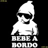 PEGATINA VINILO BEBE A BORDO 